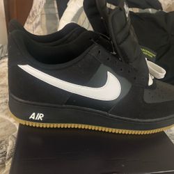 Nike Air Force 1 Low Black Gum Sneakers