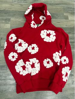 red denim tears hoodie