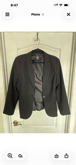 9 & co black blazer sz medium