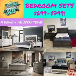 Bedroom Sets Starting At $699