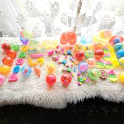 50 Capsuled Coloful Novelty Fidget/Sensory Toys 