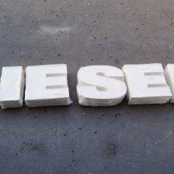 LED Diesel Channel Letters With Power Supply. $120