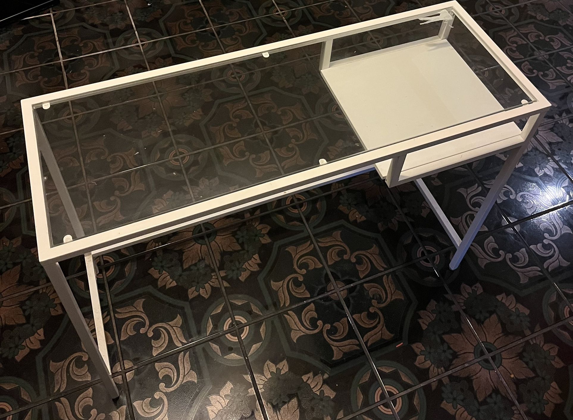 IKEA Laptop/Vanity Glass Desk