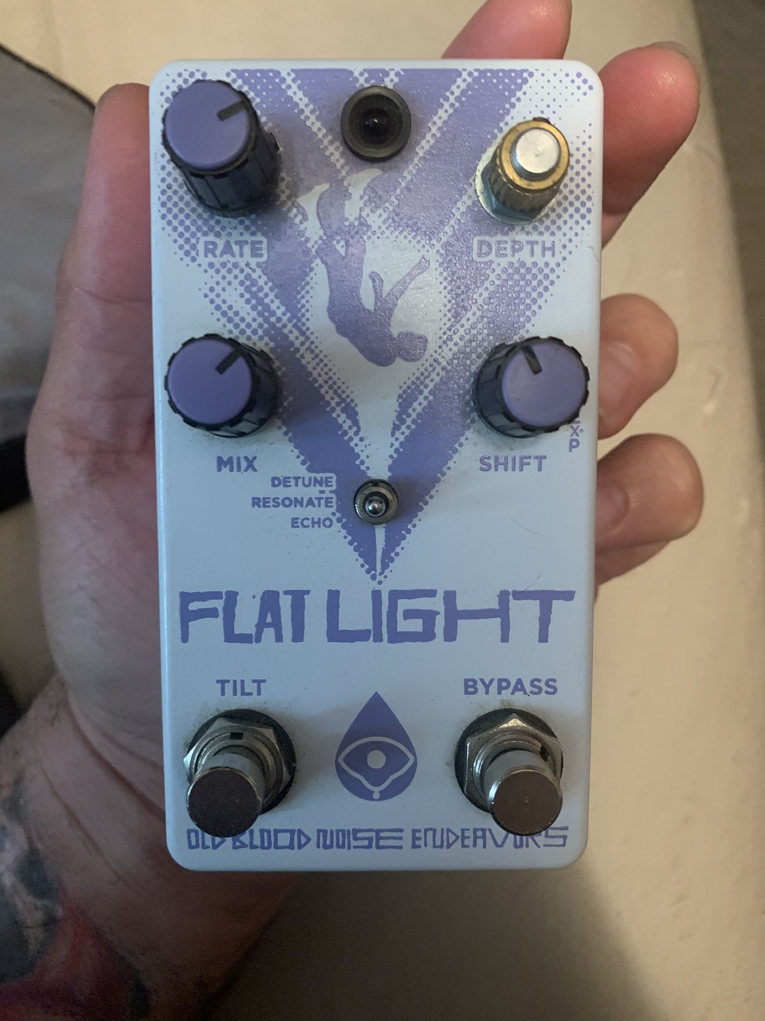 Old Blood Noise Endeavors Flat Light Guitar Pedal 