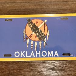 New License Plate OKLAHOMA 
