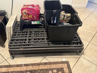 Xl heavy duty dog cage 48”