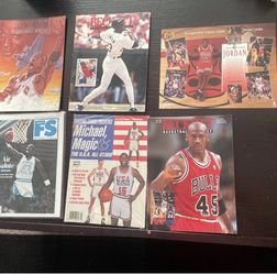 Lot of vintage Michael Jordan magazines