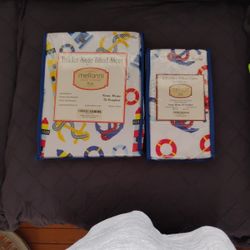 Brand New Mellanni Toddler Single-fitted Sheet And Pillowcases