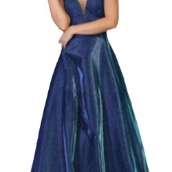 New With Tags Size 12 Royal Blue Formal Dress $155