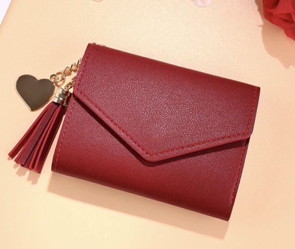 Compact Wallet (deep Red)