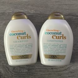 OGX Quenching + Coconut Curls Shampoo & Conditioner Set