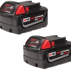 Milwaukee M18 18-Volt Lithium-Ion XC Extended Capacity Battery Pack 3.0Ah (2-Pack)
