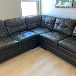 Sectional Leather Couch