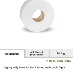 Jumbo Roll Toilet Paper