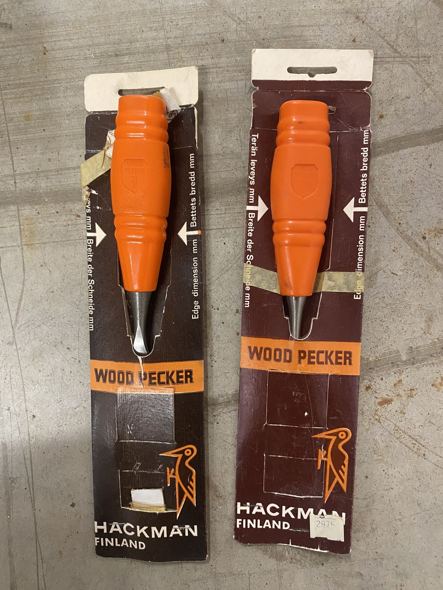 Wood Chisels Hackman Finland 