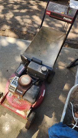 Toro commercial proline lawn mower