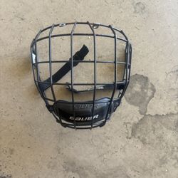 Black Bauer Hockey Helmet Cage 