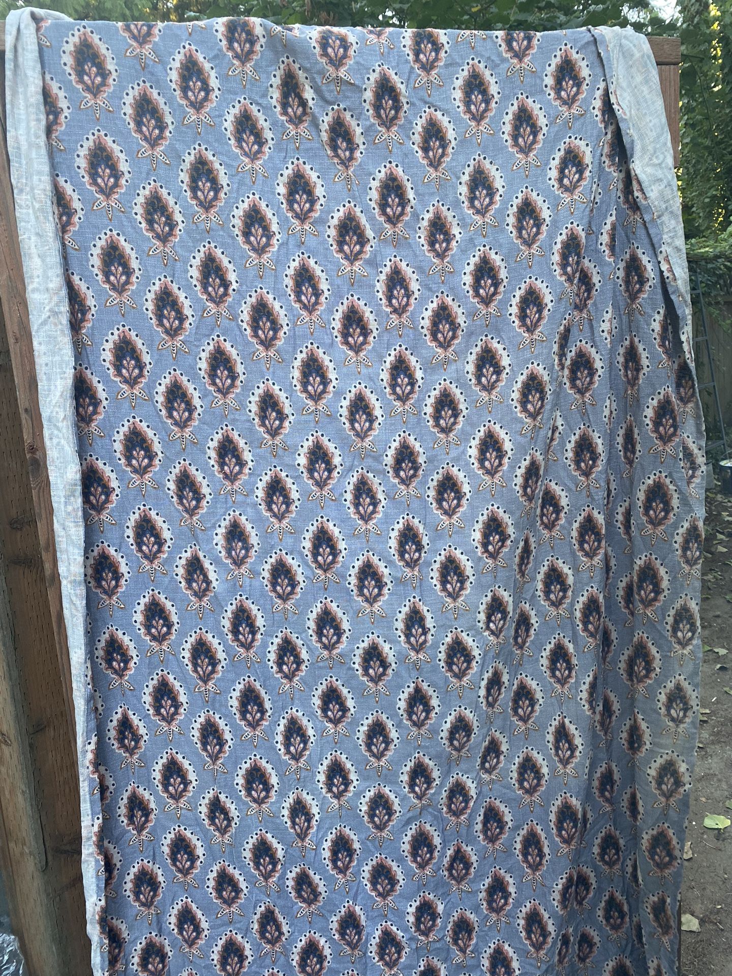 100% Cotton Curtains Up 84x50 In