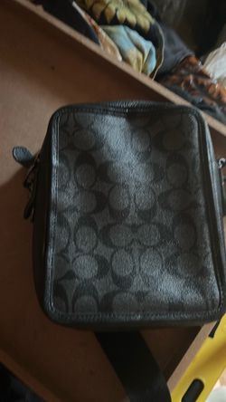 COACH Sullivan Crossbody bag featuring black signature canvas