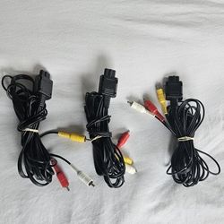 Nintendo Audio Video Cables For Snes, N64 And Gamecube 
