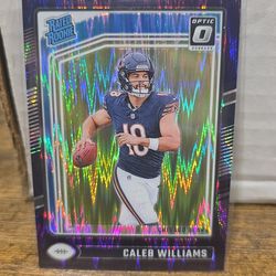 24 Donruss Optic Caleb Williams Purple  Shock