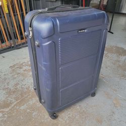 Blue Hard Side Suit Case 