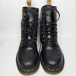 Dr Martens Ankle Boots Women's Leather Black Men's Size 5 M