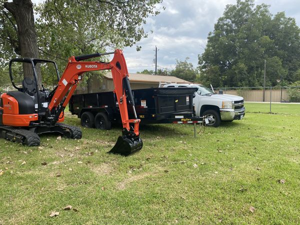 Mini Excavator, Dump Trailer ( Kubota, BigTex) for Sale in Houston, TX ...