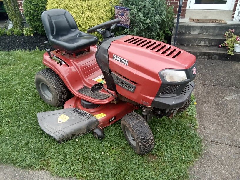PARTS OR REPAIR, 2021 CRAFTSMAN T1600 AUTOMATIC RIDING MOWER
