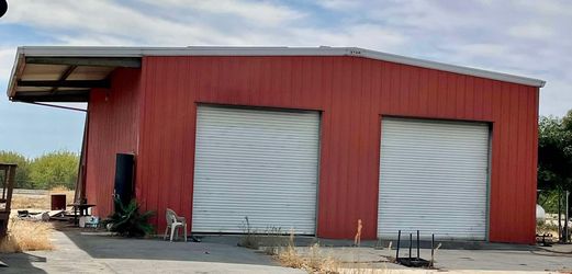 Metal Shop With Blueprints