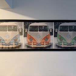 Framed Volkswagen Poster 