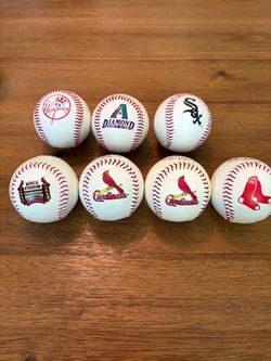 6 baseballs