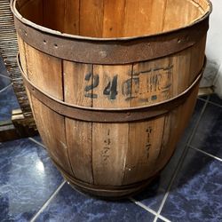 Antique Barrel 24x18”