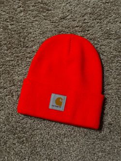 Carhartt beanie - fluorescent orange