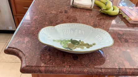 Los Angeles potteries vintage bread plate