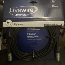 Livewire Advantage 25ft DMX Lighting Cable
