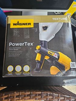 Wagner PowerTex Texture Sprayer Electric Drywall Ceiling Spray Gun with Hopper