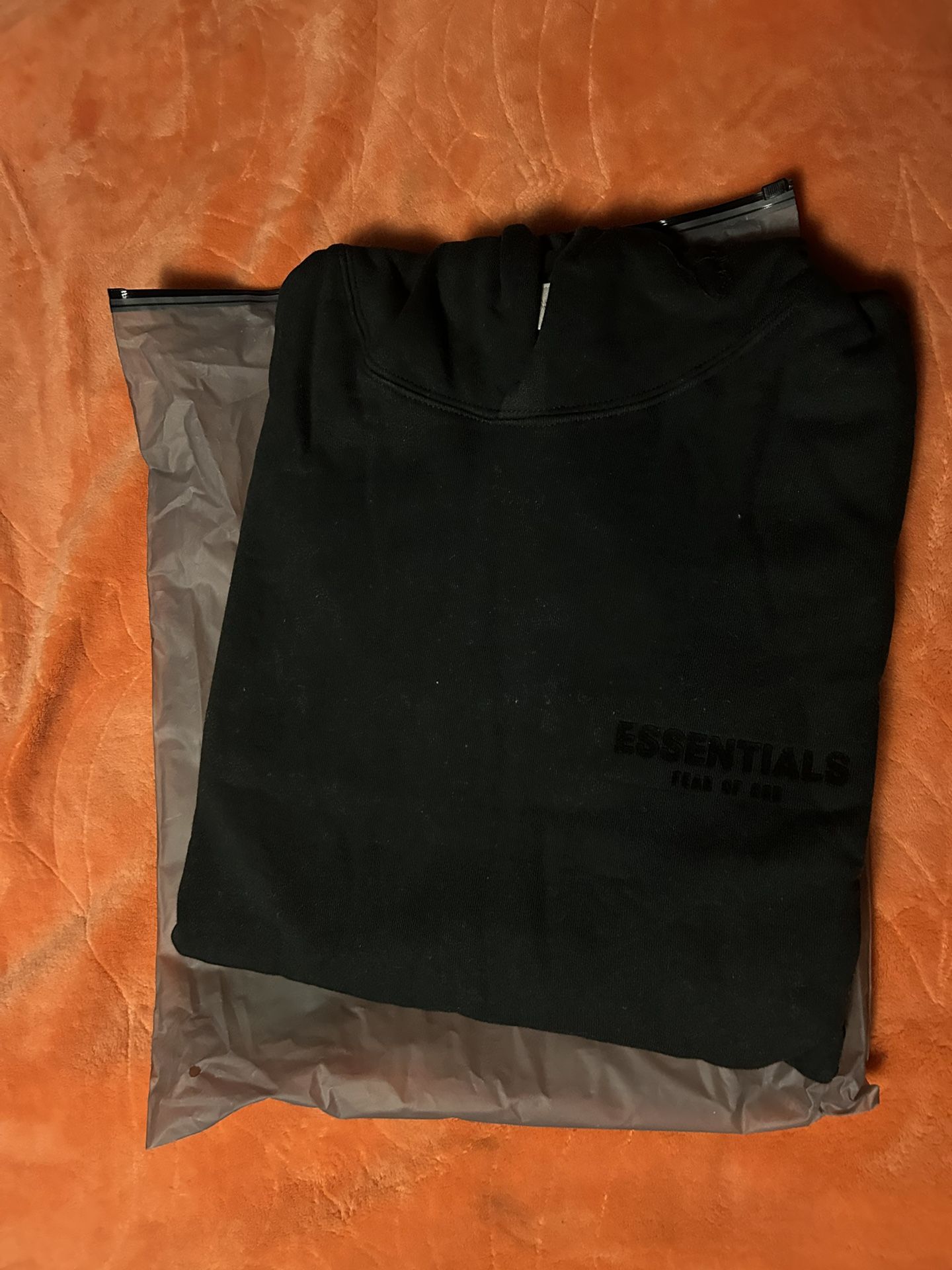 Black Essentials Hoodie