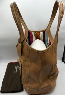 バッグ Coach Legacy Ergo Burnished Leather Tote Coach Tan Leather XL Burnished Ergo Legacy Tote 10744 for