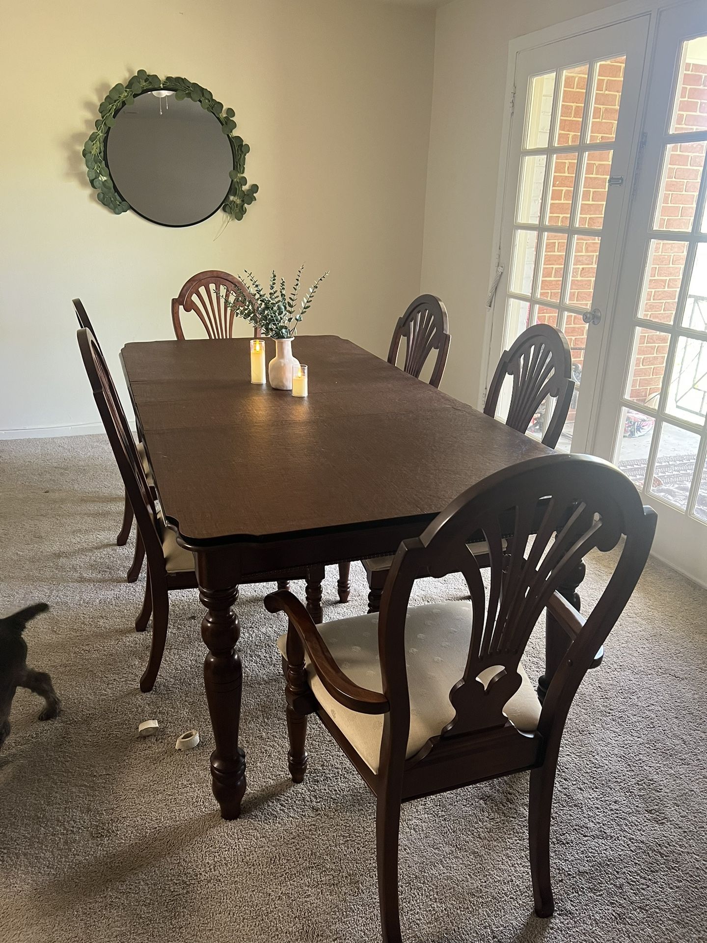 Dining Table With Chair With 6 