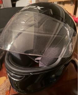 GPX Full-Face Motorcycle Helmet Black