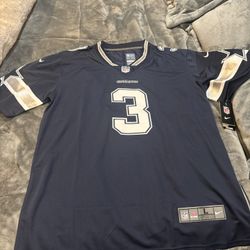 Dallas Cowboys George Pickens #3 Blue Jersey Size Large 
