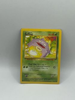 Pokemon Base Set Koffing Card #51