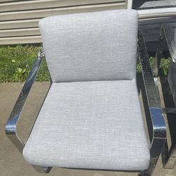Two Modern Chair Fabric 
