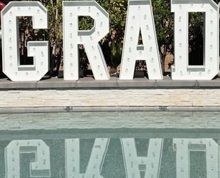 Marquee letters and numbers