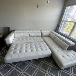 Hudson Heights Leather Sectional