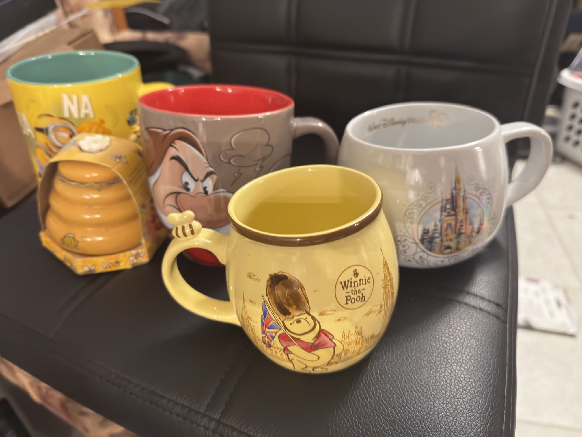 Disney Mug Set – New – 5pc – $35 – Wesley Chapel