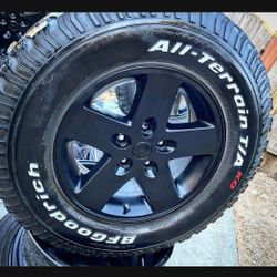 Jeep Wrangler Letter Wall Off-Road Wheels & Tires