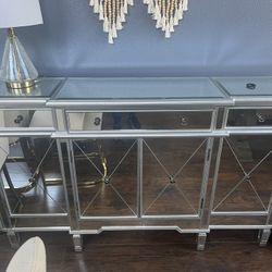 Mirrored Credenza