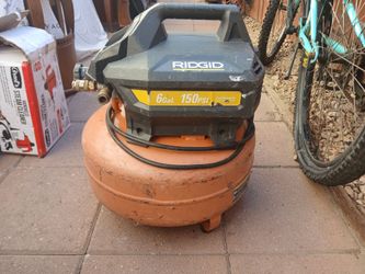 6 gallon 150 psi rigid air compressor